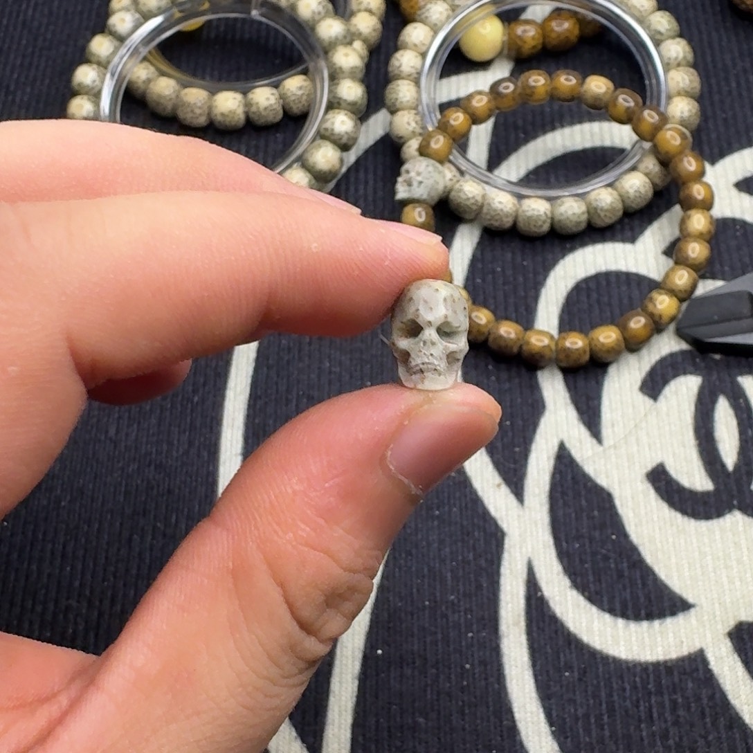 星月菩提手串骷髅头