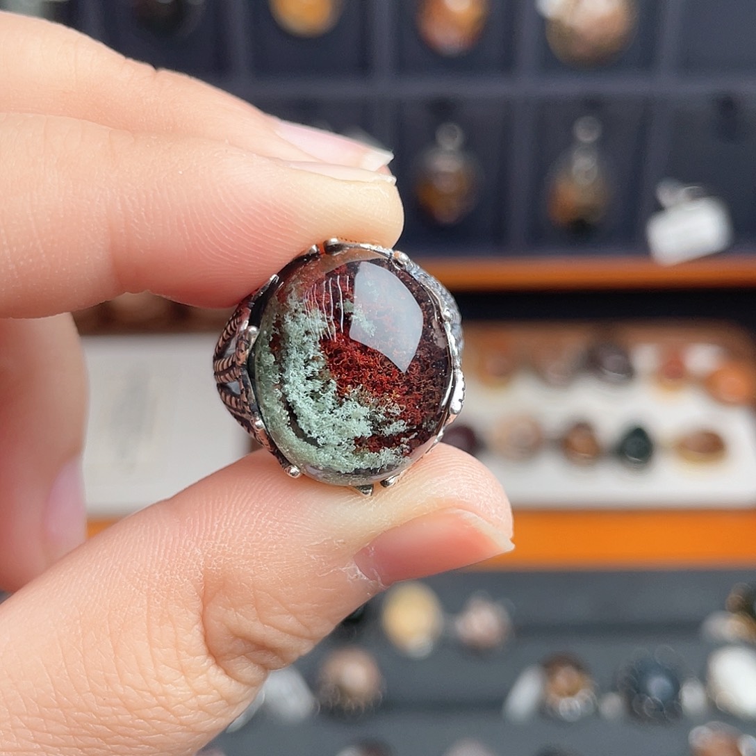 水晶戒指银S925镶嵌?****?