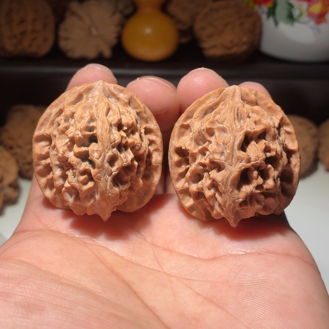 文玩核桃吊坠39苹果园 磕底