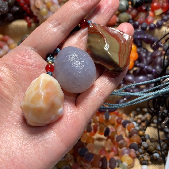 玛瑙/玉髓合金手链