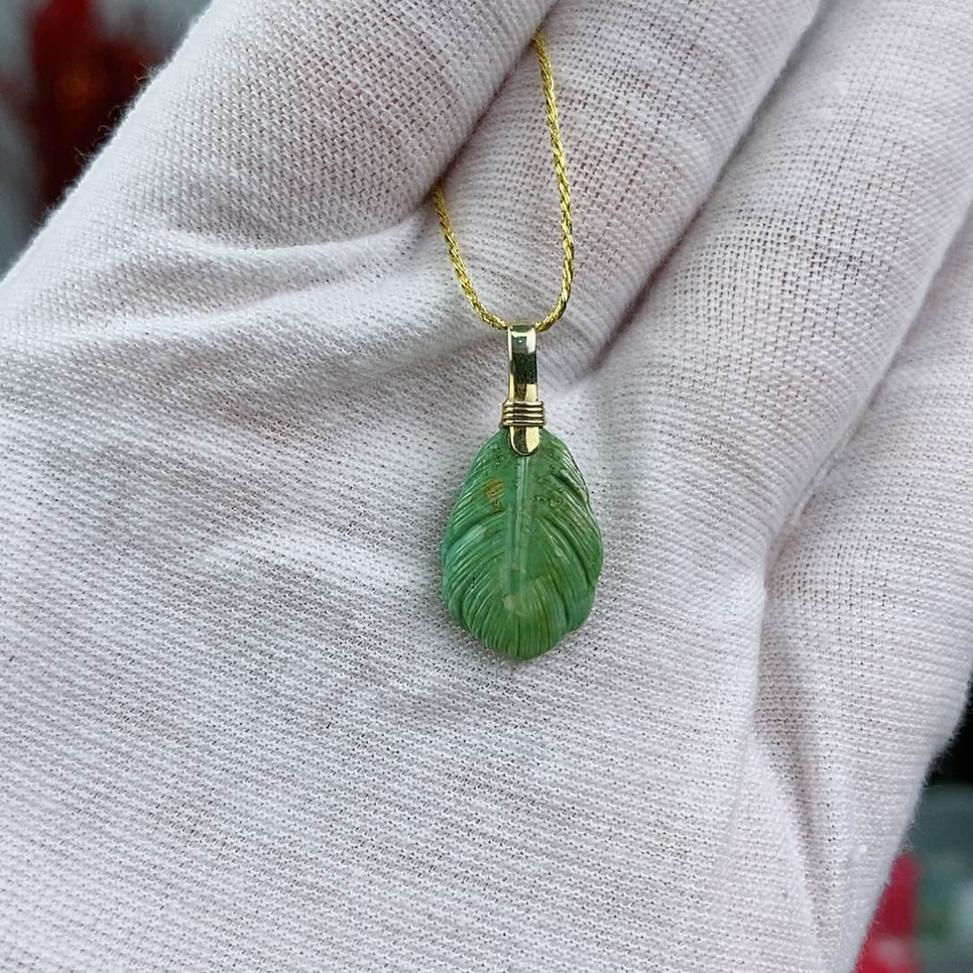 绿松石珠宝奇石银S925镀金镶嵌