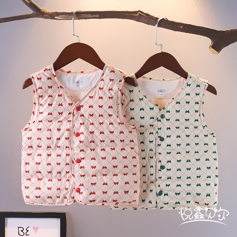 凡凡主播【悦鑫贝尔】儿童羽绒马甲