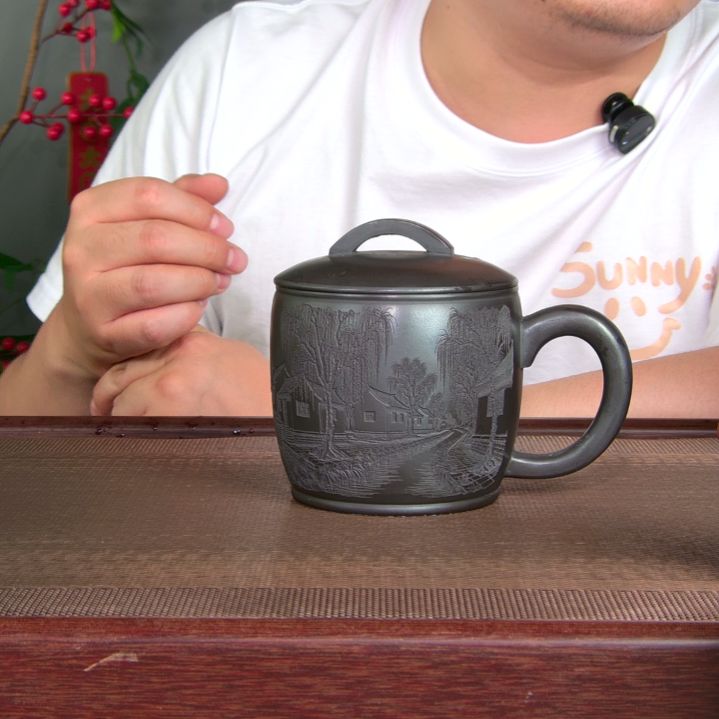 茶杯紫砂高货放漏