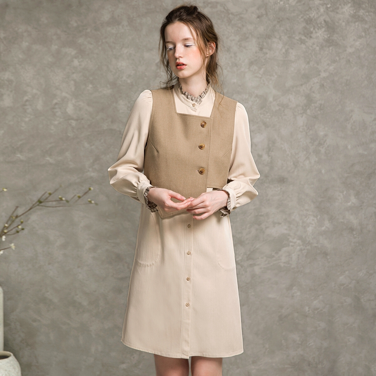 【敏敏专属】女装套装裙时尚洋气显瘦气质两件套连衣裙F216EA002