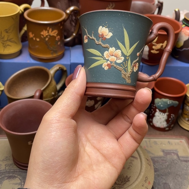 紫砂茶杯紫砂主人杯