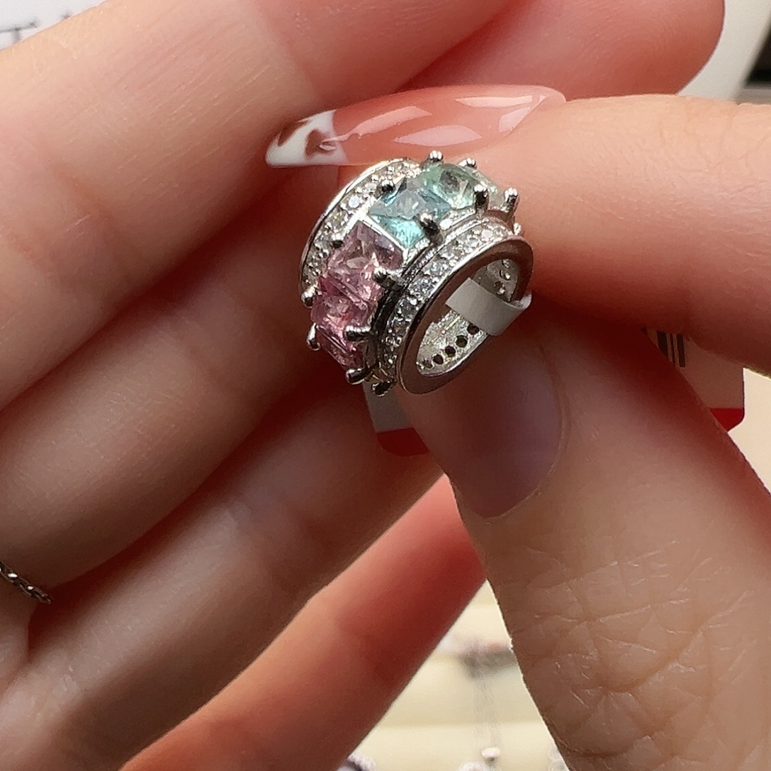 碧玺银S925镶嵌颈饰