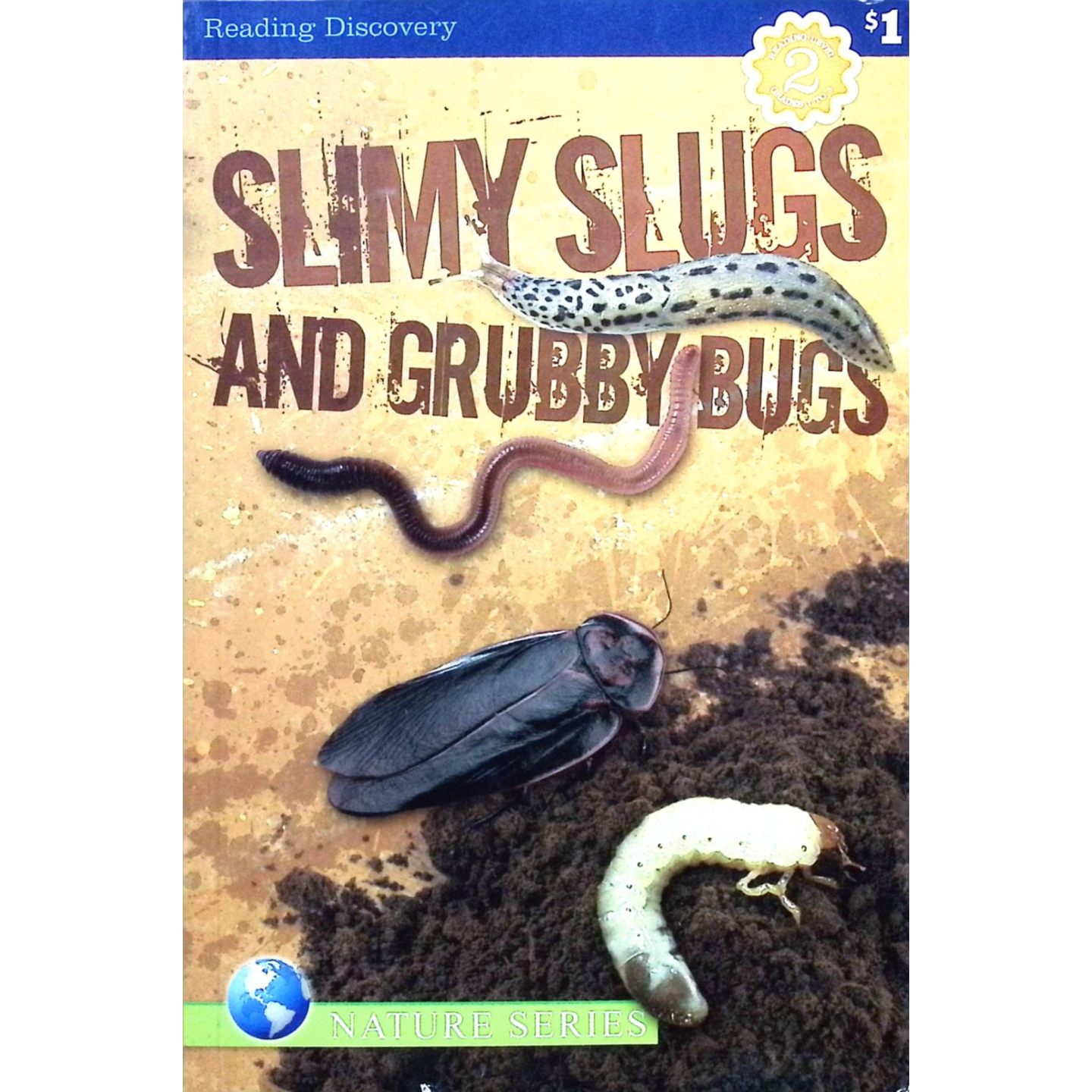 自然系列原版书英语科普Slimey儿童自然科学绘本黏糊糊的蛞蝓和虫