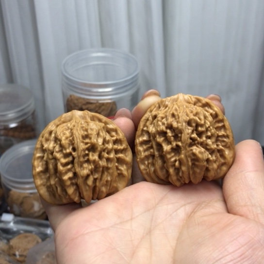 吊坠文玩核桃已打底全品宽边