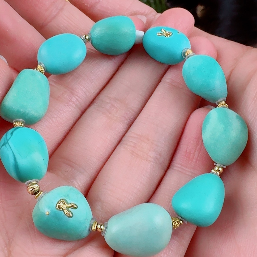 绿松石珠宝奇石未镶嵌