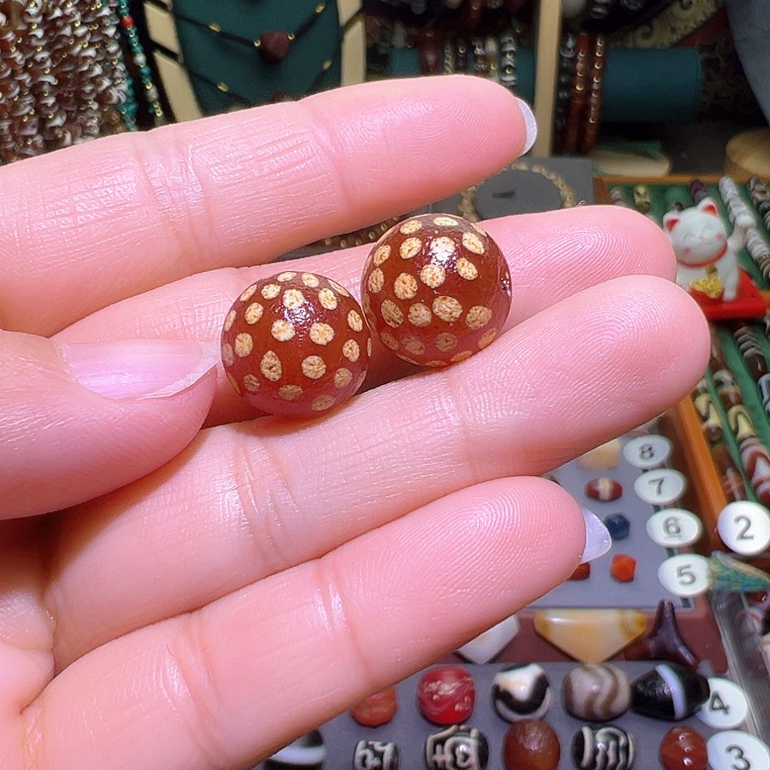 玛瑙/玉髓单珠未镶嵌