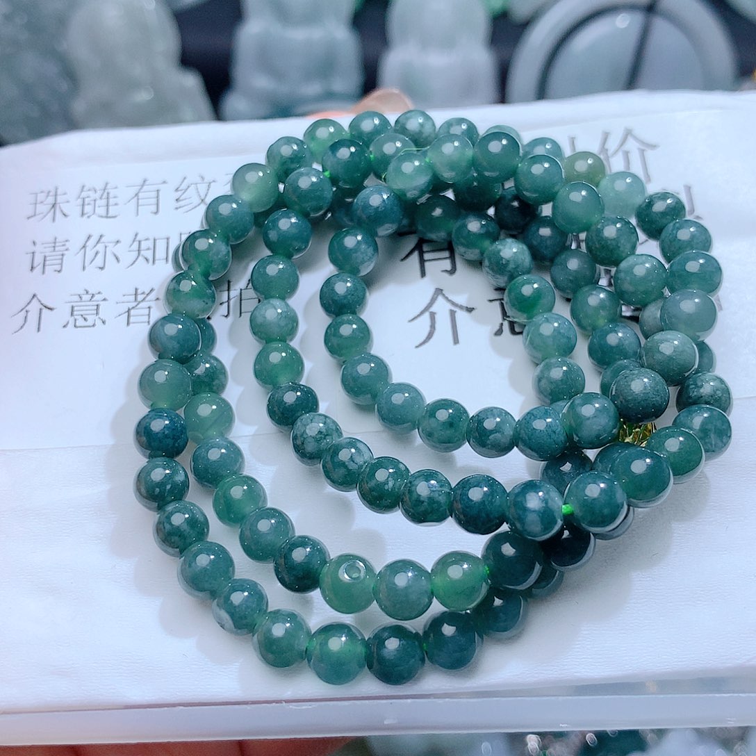 翡翠颈饰未镶嵌3474。