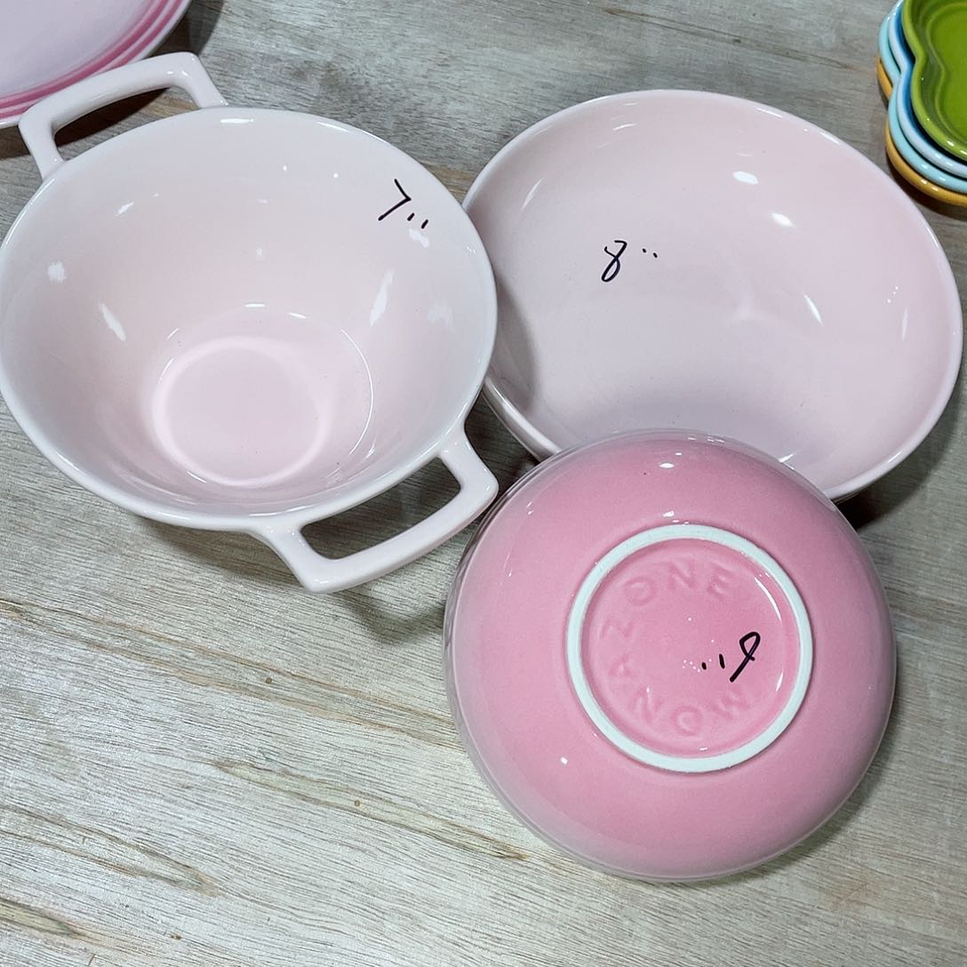 瓷片微瑕陶瓷餐具家用 三件套