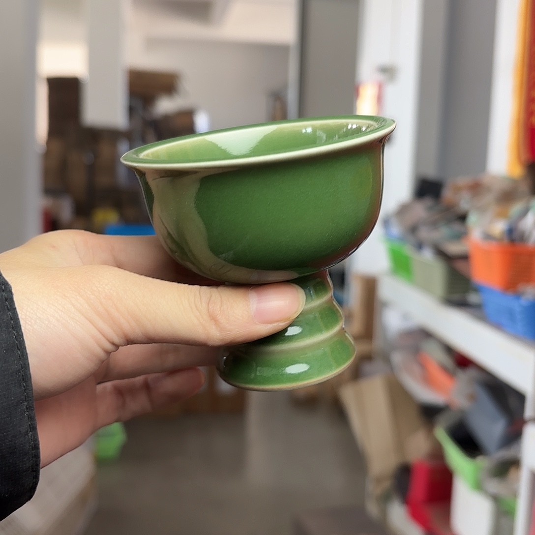 龙泉云间青瓷小米茶器