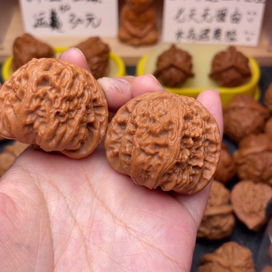 文玩核桃把件狮子40