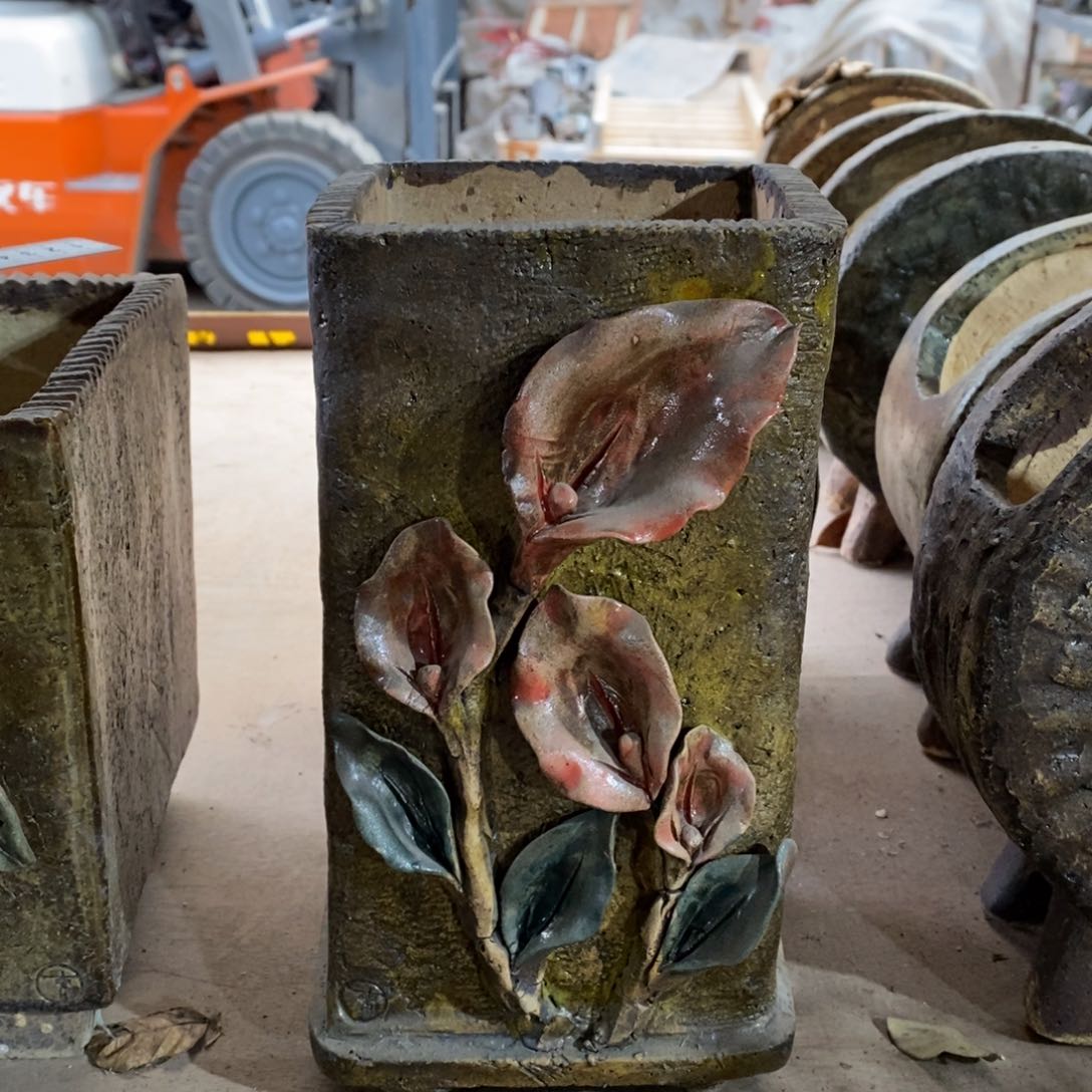 红陶青藤花器多肉花盆