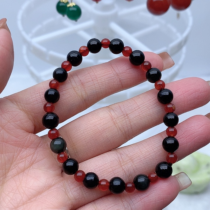 玛瑙/玉髓合金手串