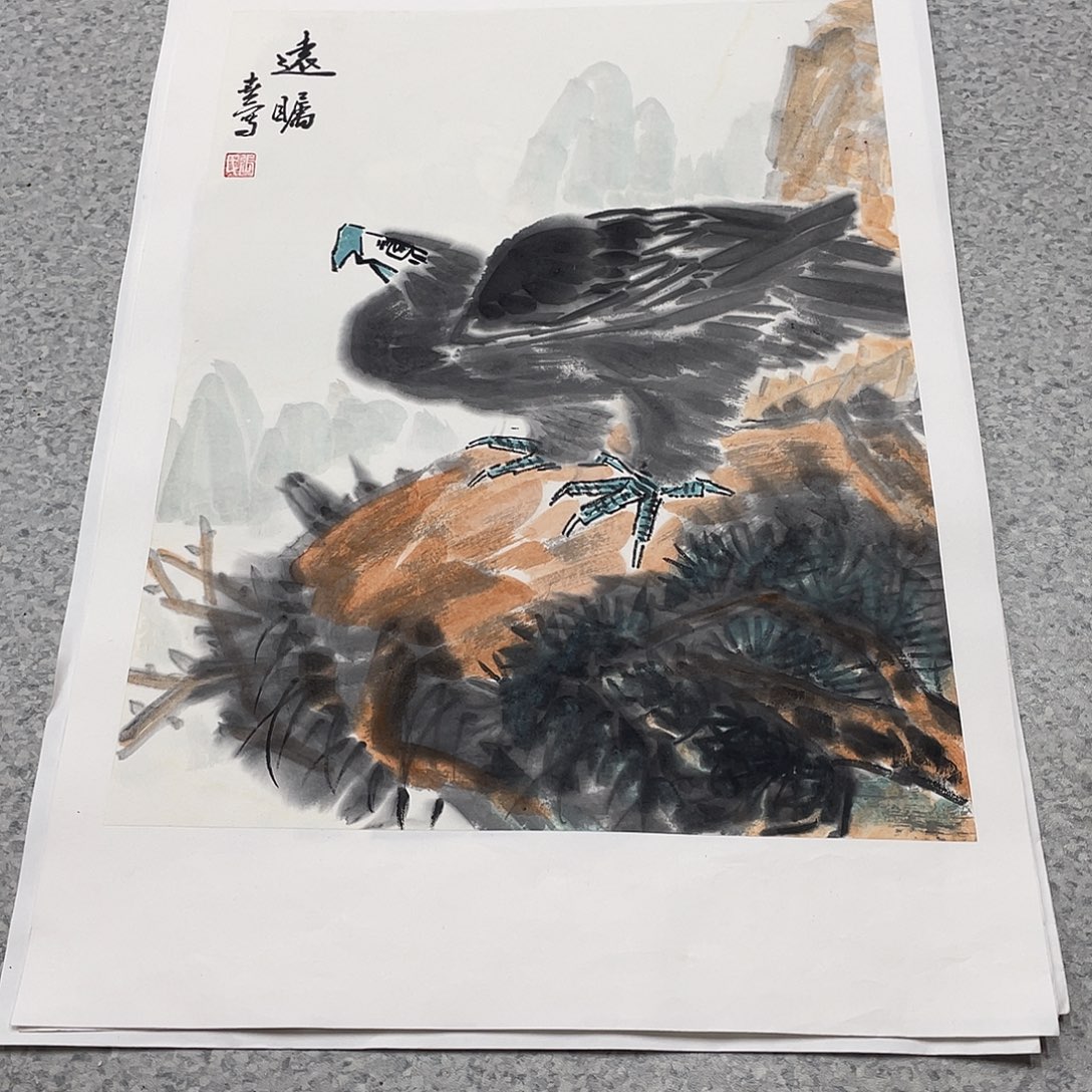 国画1.4平尺国画作品