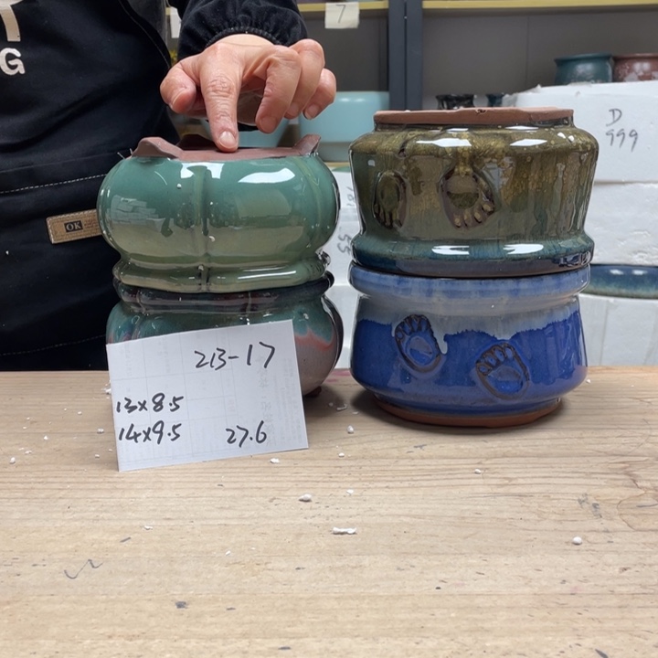 紫砂花盆多肉花盆微瑕17