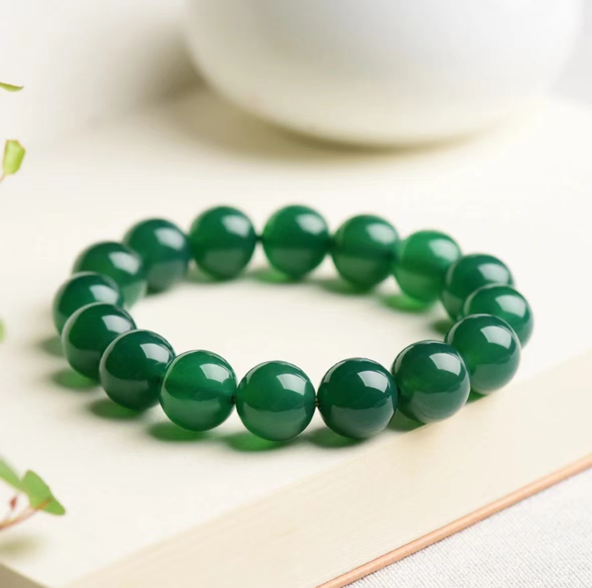 【妮妮严选】精美时尚玉石气质时尚手串【附带证书礼盒】JS22675玛瑙