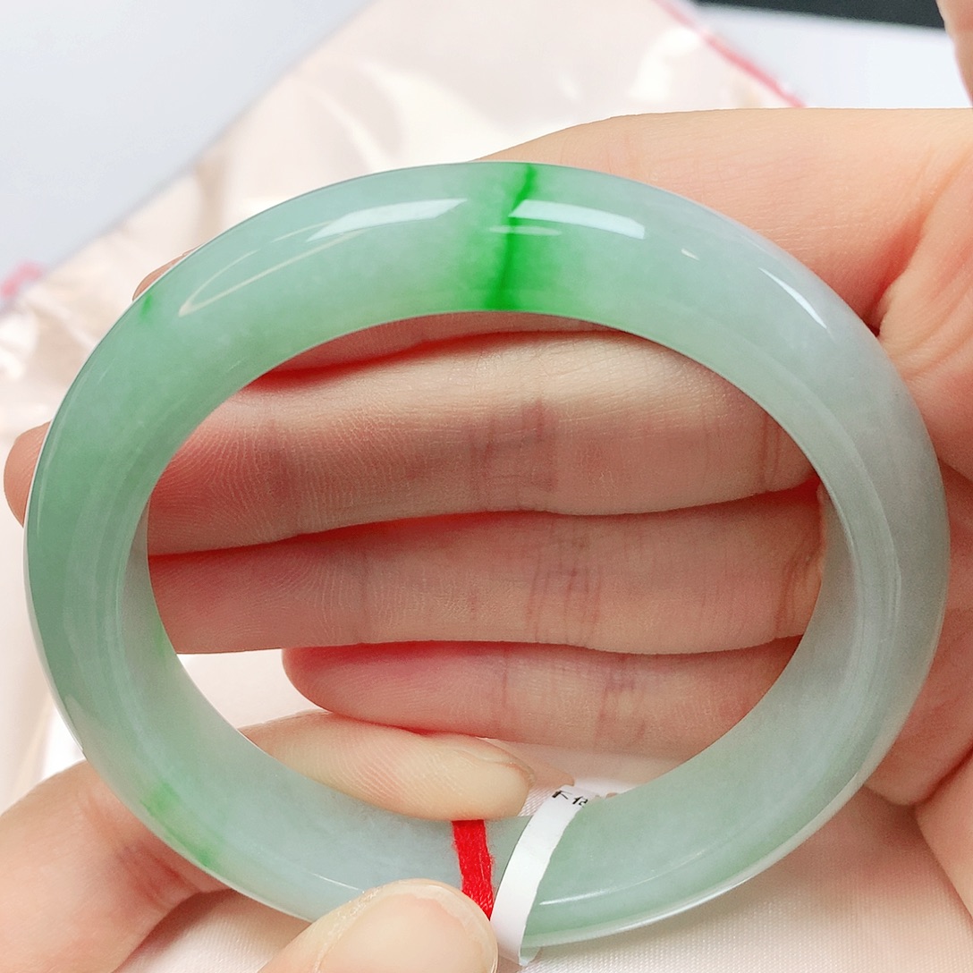 翡翠未镶嵌手镯翡翠手镯55