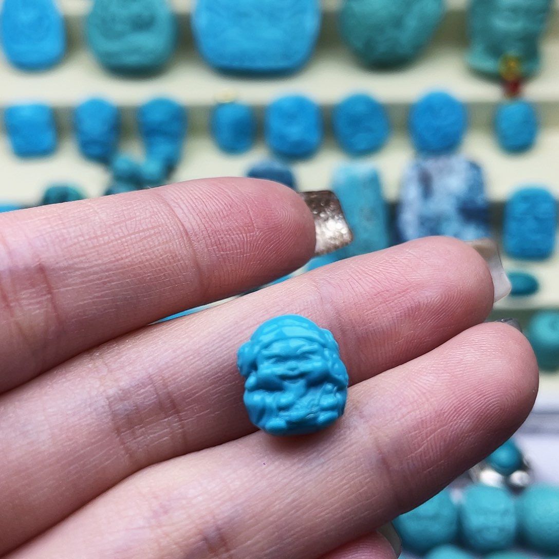 未镶嵌绿松石珠宝奇石