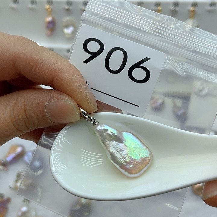 淡水珍珠颈饰银S925镶嵌