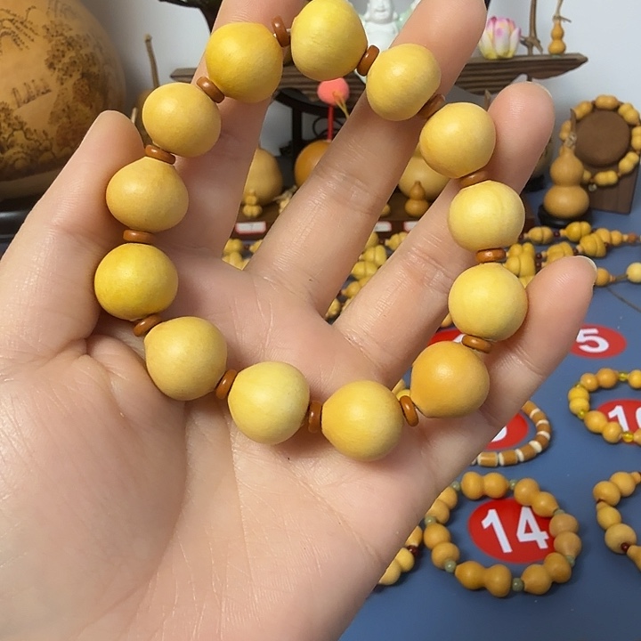 茶***活葫芦天然葫芦水滴手串