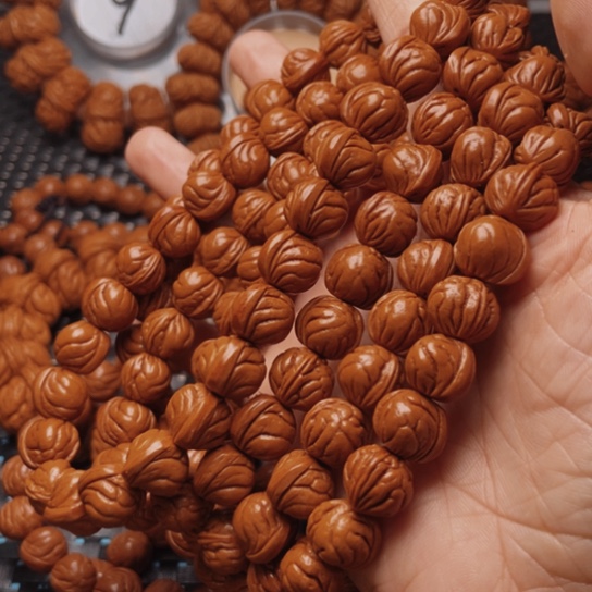 桃核手串龙纹桃核