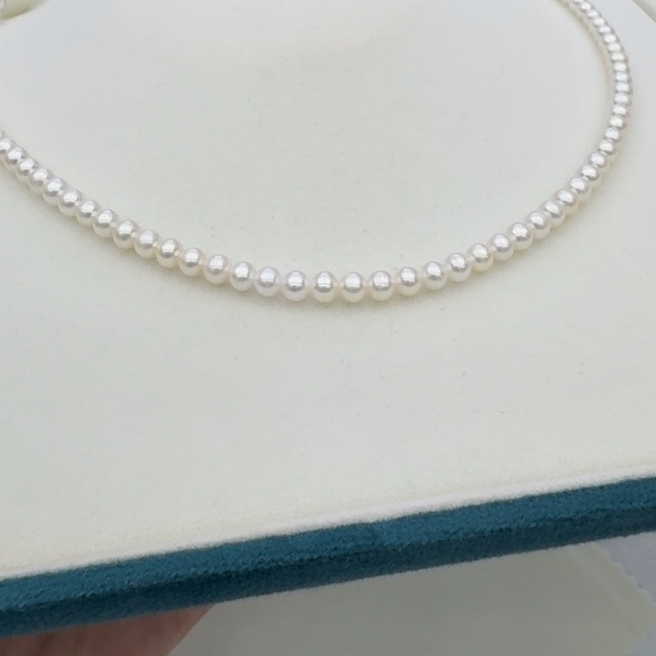 淡水珍珠银S925镶嵌颈饰275