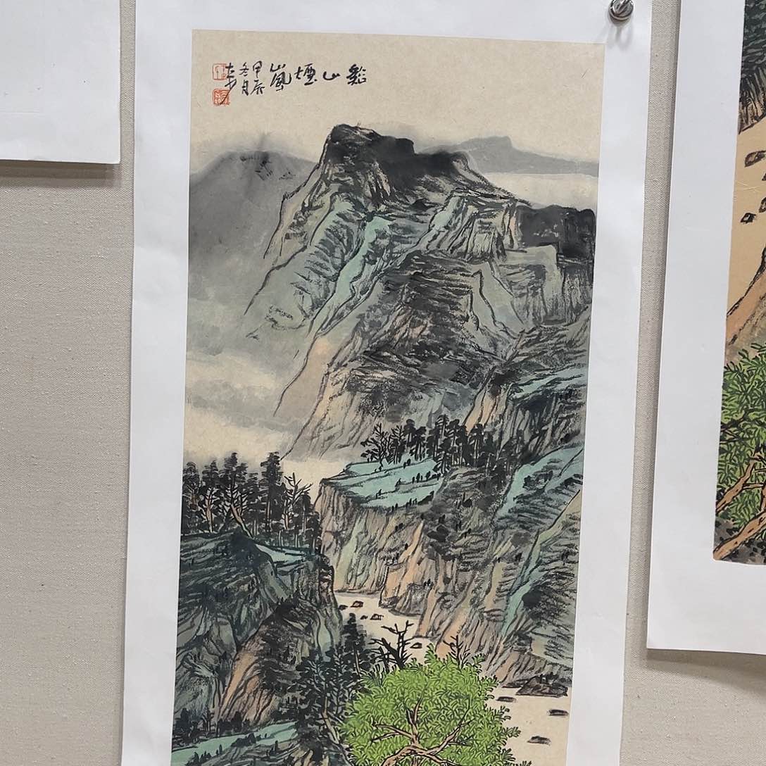 姜奇老师山水作品