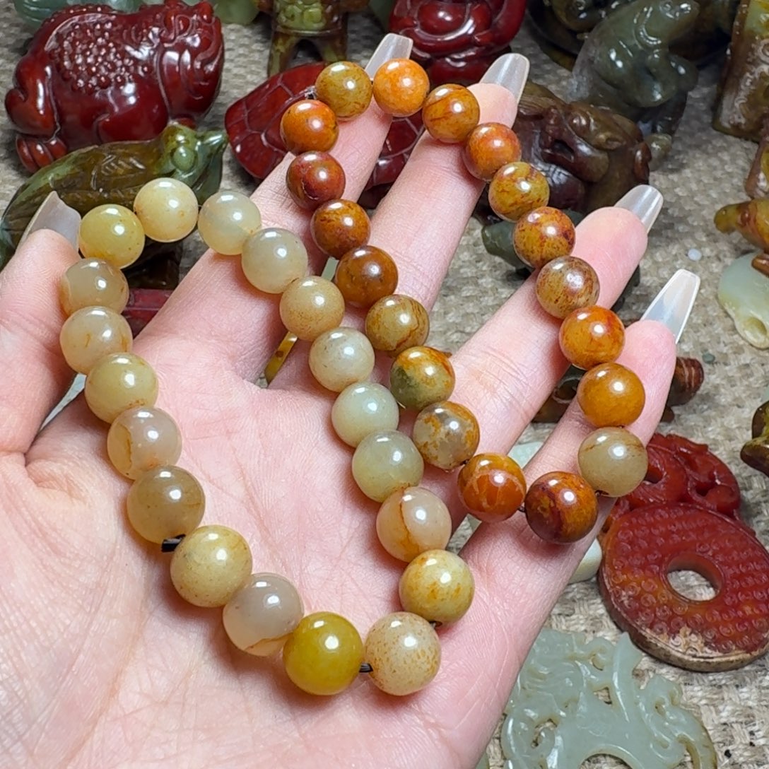 福***星白玉菩提吊坠挂件