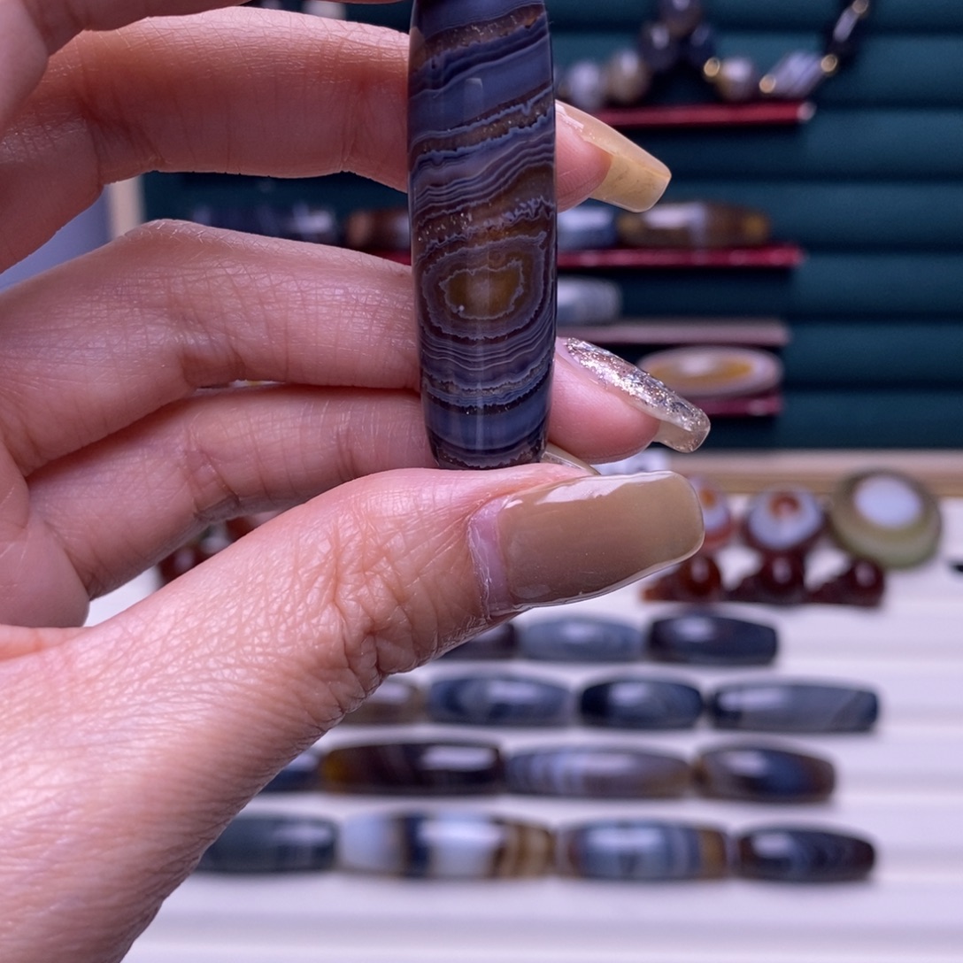 武***9玛瑙/玉髓合金颈饰