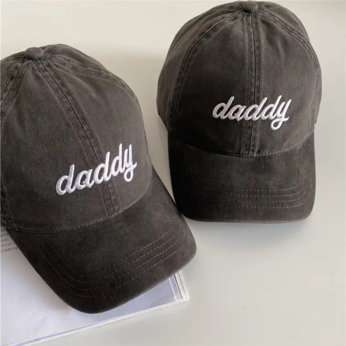 【浅顶daddy】高品质定制软顶复古水洗软顶鸭舌帽韩版ins棒球帽