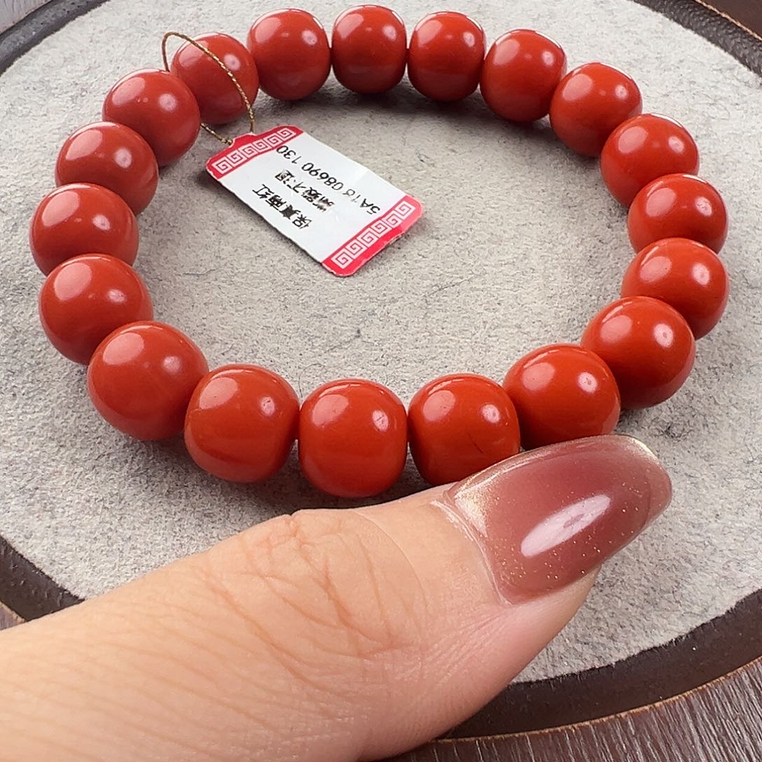 南红玛瑙手串未镶嵌