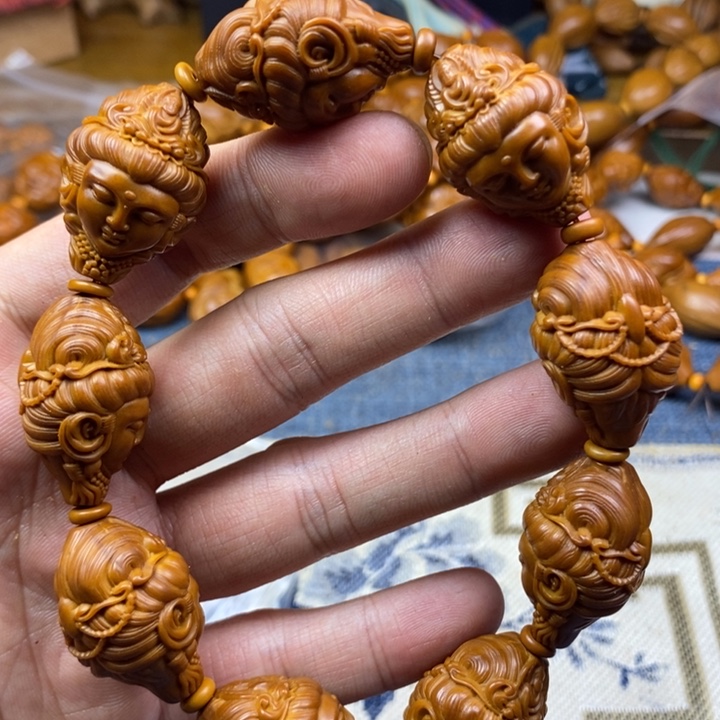 橄榄核手串/手链橄榄核雕工艺手串