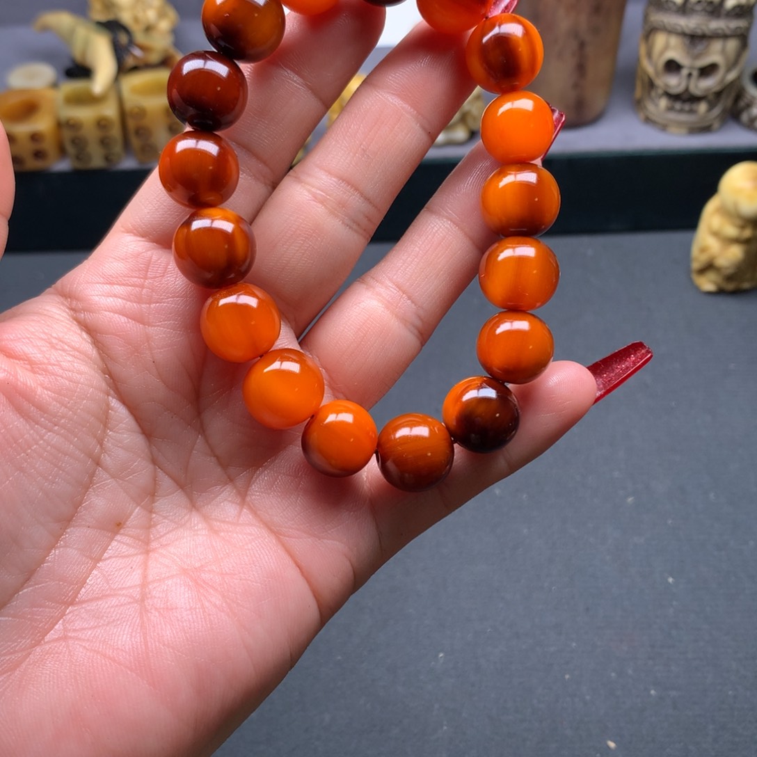 驼骨手串/手链好看牛角