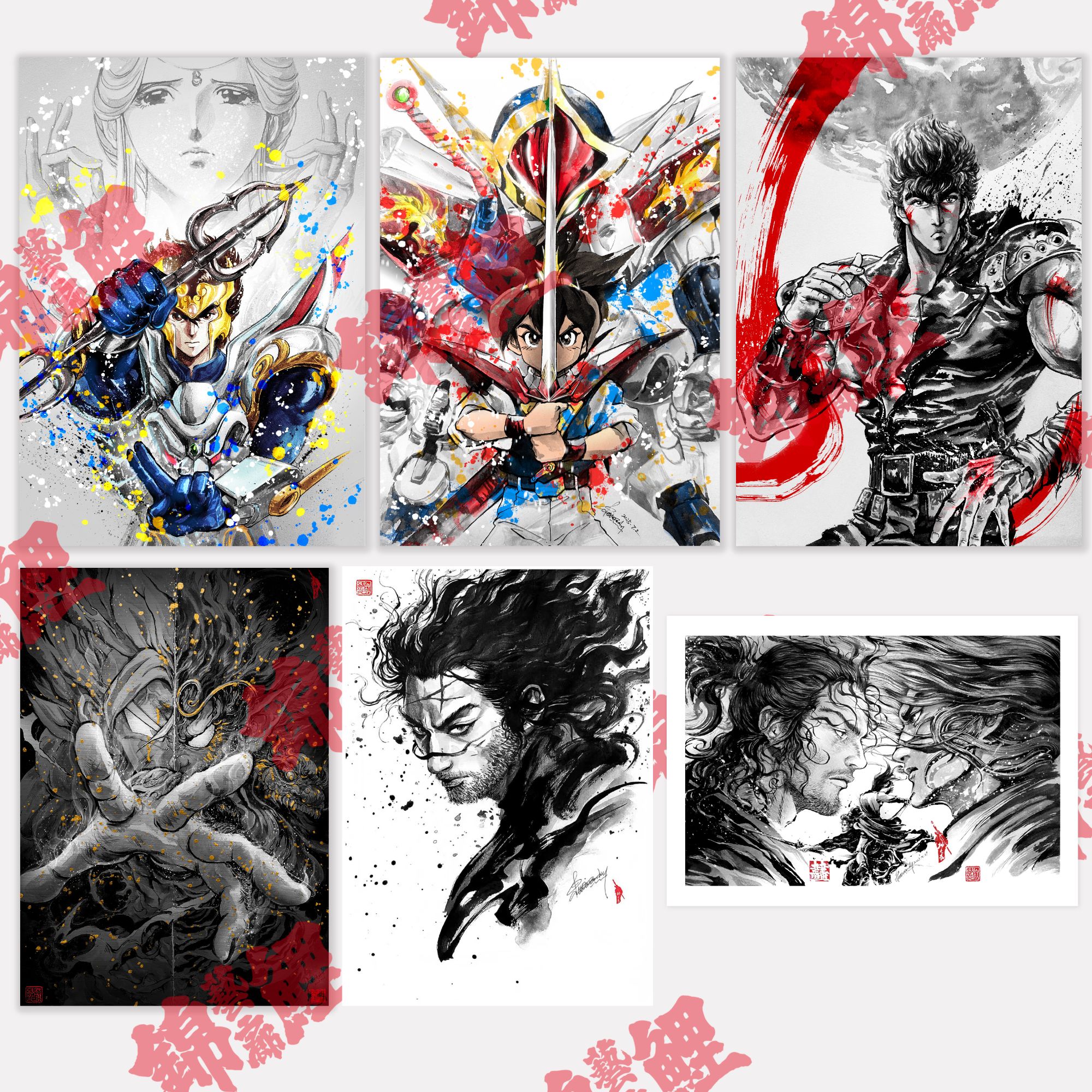 （拍框送画） 福利复制画