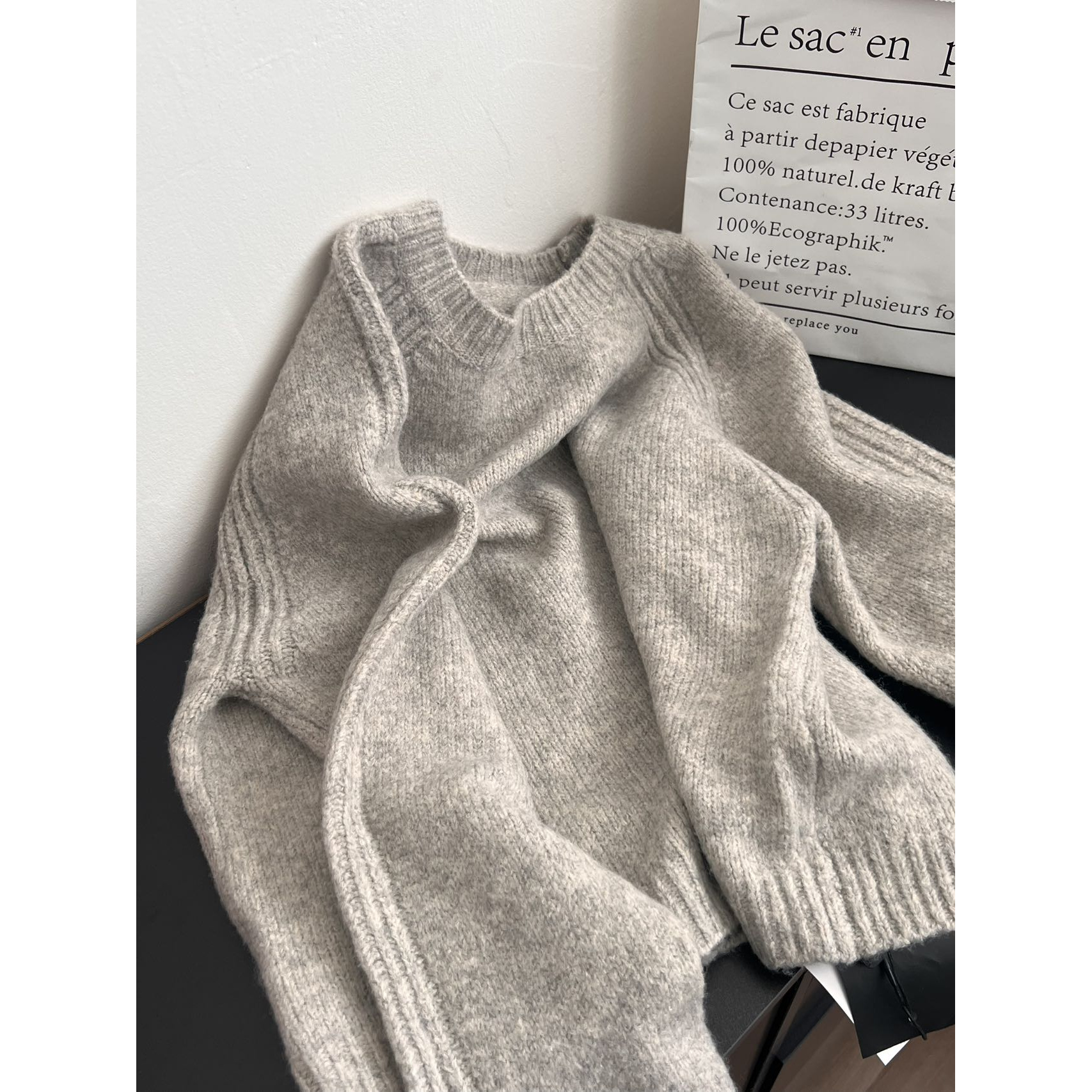 2025早春时尚氛围感过年衣服套装气质上衣百搭小众休闲宽松阔腿裤