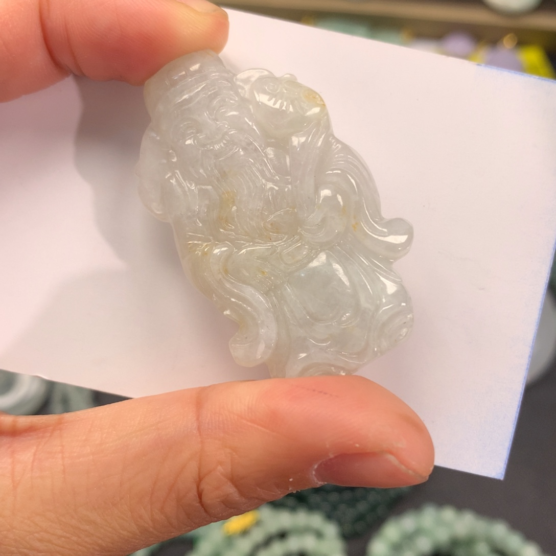 翡翠未镶嵌颈饰纯天然a货翡翠