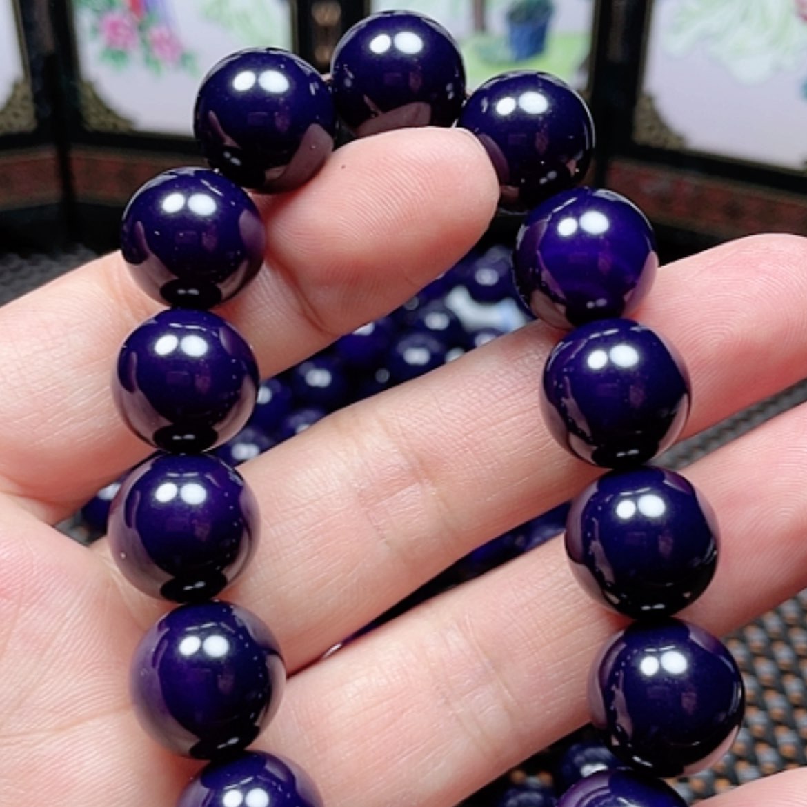 【闪购商品】玛瑙/玉髓手链未镶嵌紫龙醇14