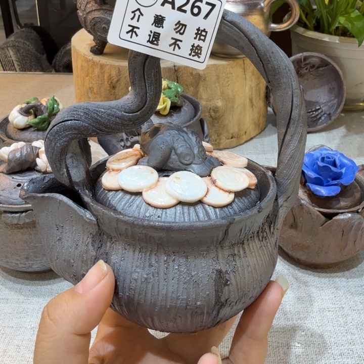 陶盘精品柴烧福利放漏