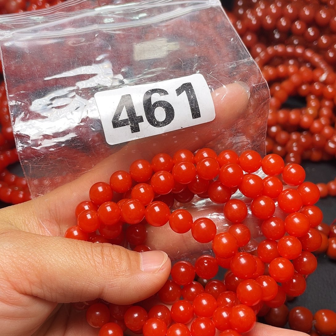 路***店南红玛瑙未镶嵌手链