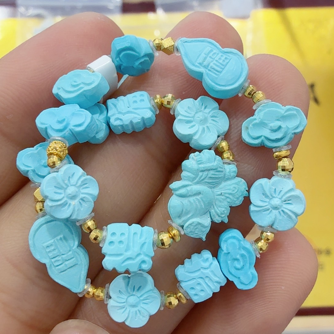 绿松石未镶嵌配饰