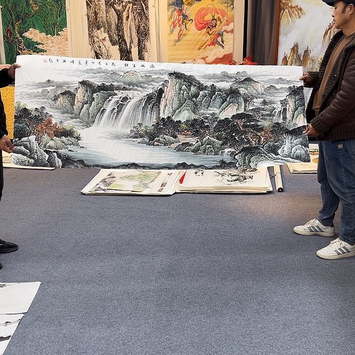 国画手绘画是真的好看