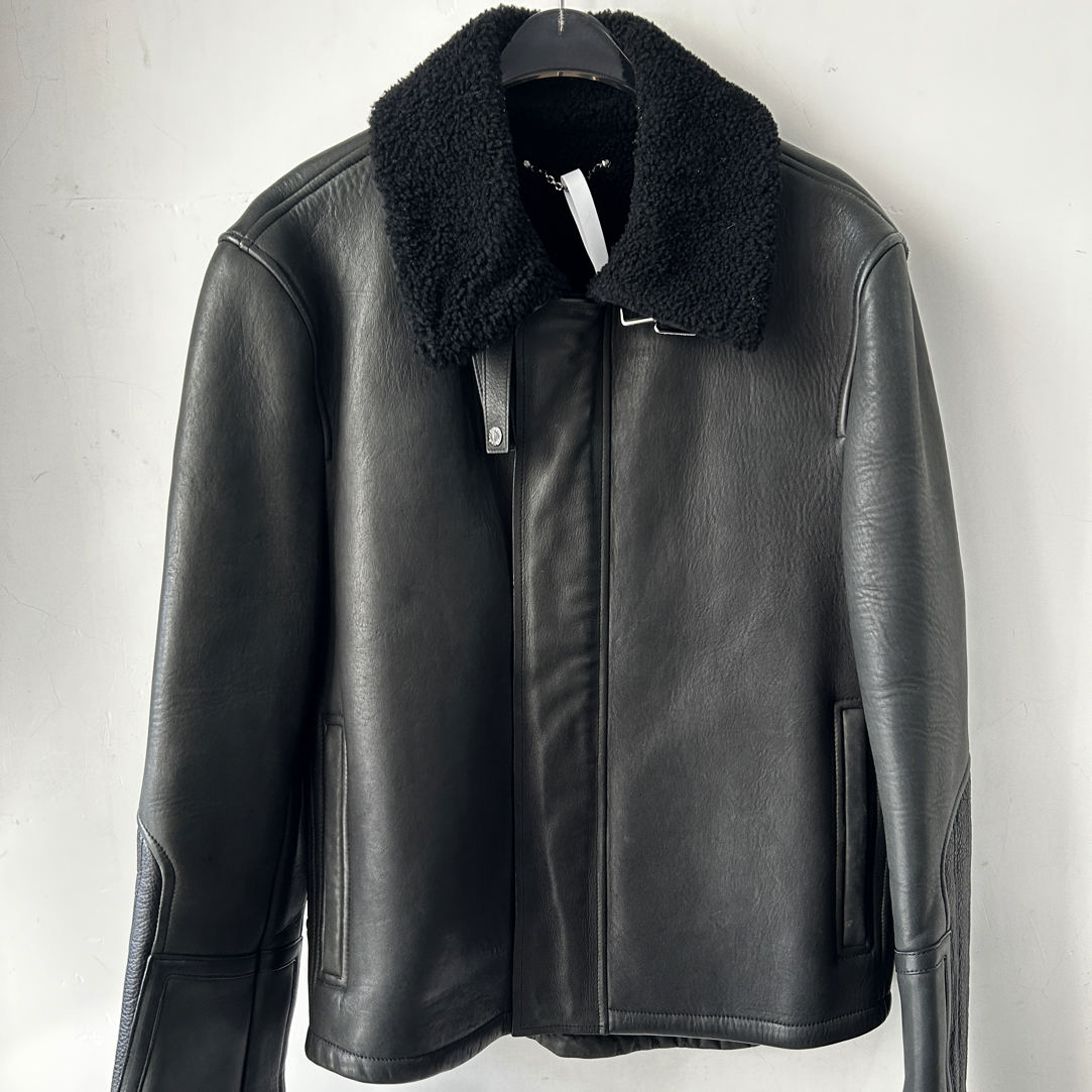 99新 LouisVuitton/路易威登 外套/阳/50码/皮草棒球服  