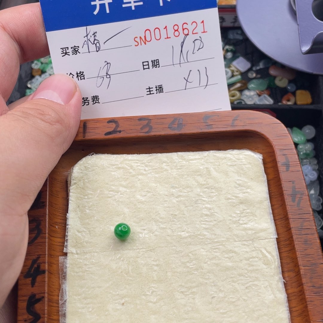 颈饰未镶嵌翡翠_*