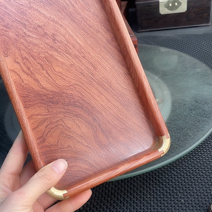 木巴西华丽木茶盘