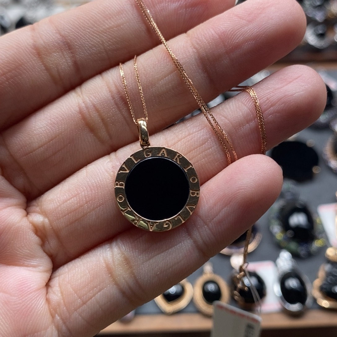 翡翠18K金镶嵌吊坠(赠链)