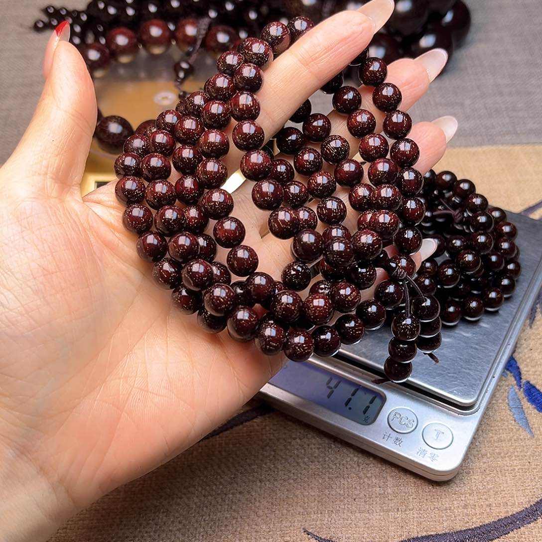 檀香紫檀（小叶紫檀）0.8 108满天星