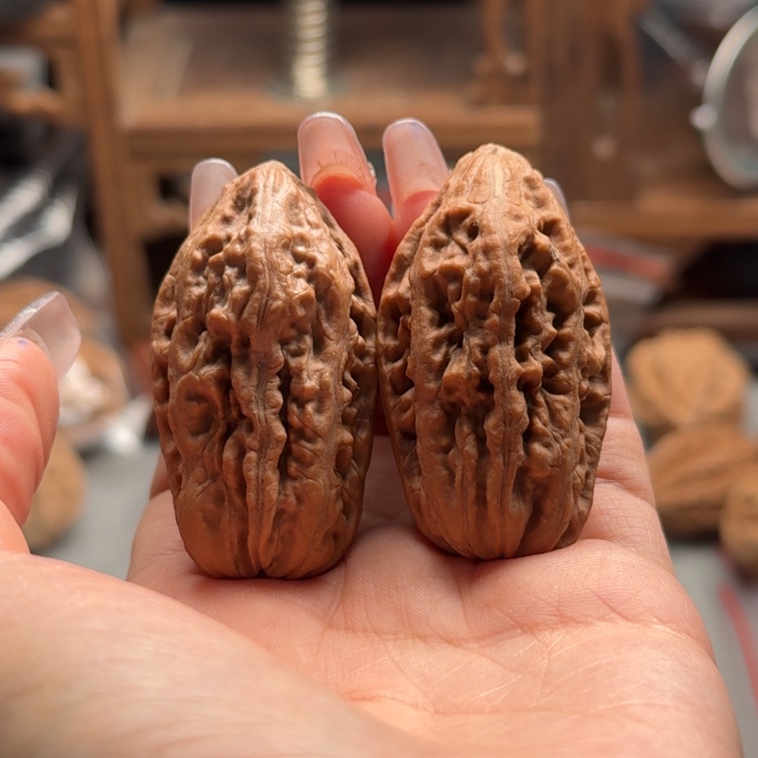 文玩核桃把件关东木子楸百核48